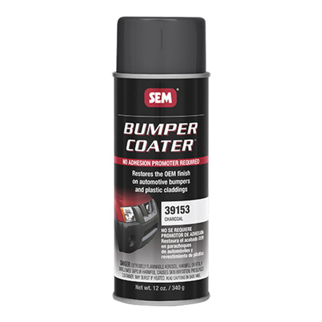 BUMPER COATER 39153 Bumper Coater, Charcoal, 89.83 % VOC, 20 sq-ft Coverage Area, 16 oz, Can