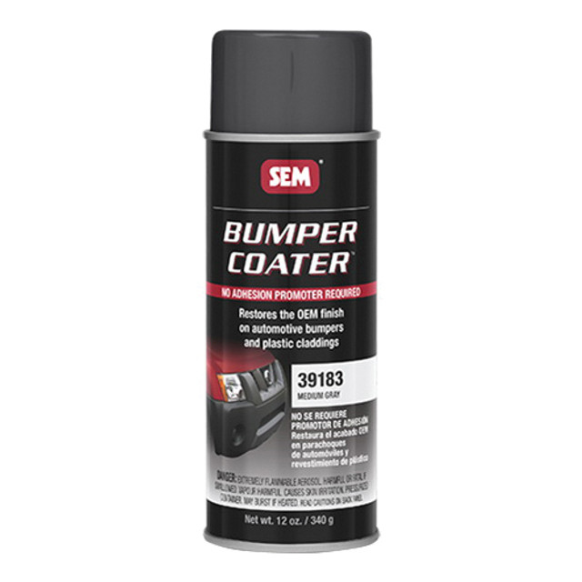 BUMPER COATER 39183 Bumper Coater, Medium Gray, 89.83 % VOC, 20 sq-ft Coverage Area, 16 oz, Can