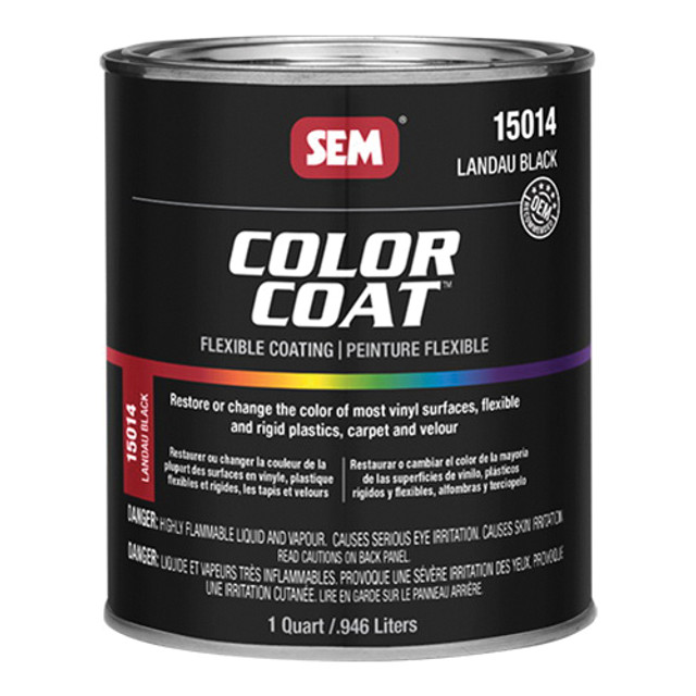 COLOR COAT 15014 Color Coat Mixing System, Landau Black, 84.72 % VOC, 1 qt, Can