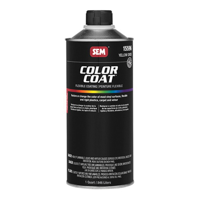 COLOR COAT 15596 Color Coat Mixing System, Yellow Oxide, 84.72 % VOC, 1 qt, Can