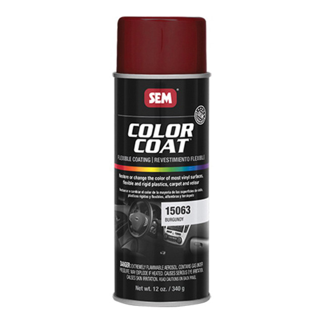 COLOR COAT 15063 Color Coat, Burgundy, 54.73 % VOC, 10 sq-ft Coverage Area, 16 oz, Can