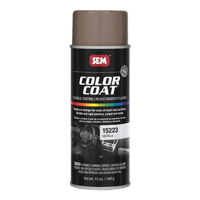 COLOR COAT 15223 Color Coat, Castella, 54.73 % VOC, 10 sq-ft Coverage Area, 16 oz, Can