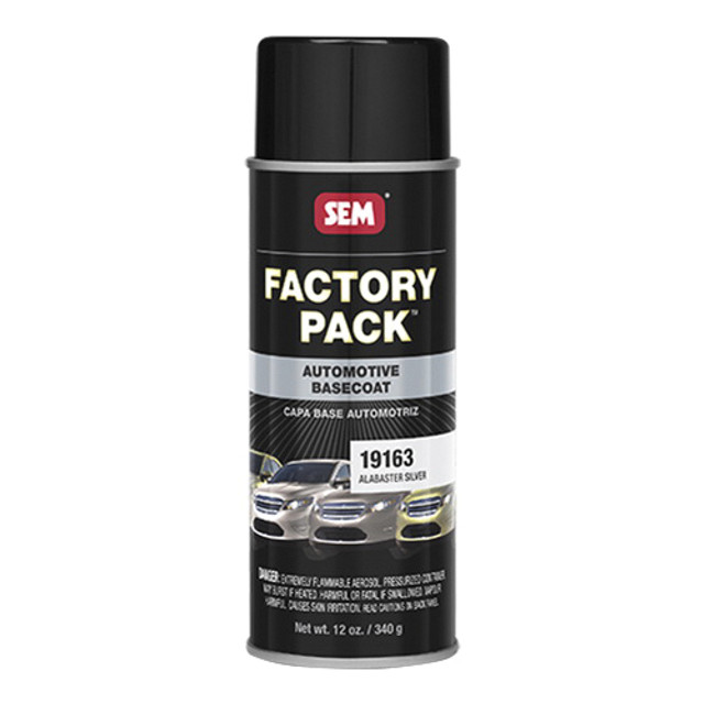 FACTORY PACK 19163 Basecoat, Alabaster Silver, 62.47 % VOC, 16 oz, Can