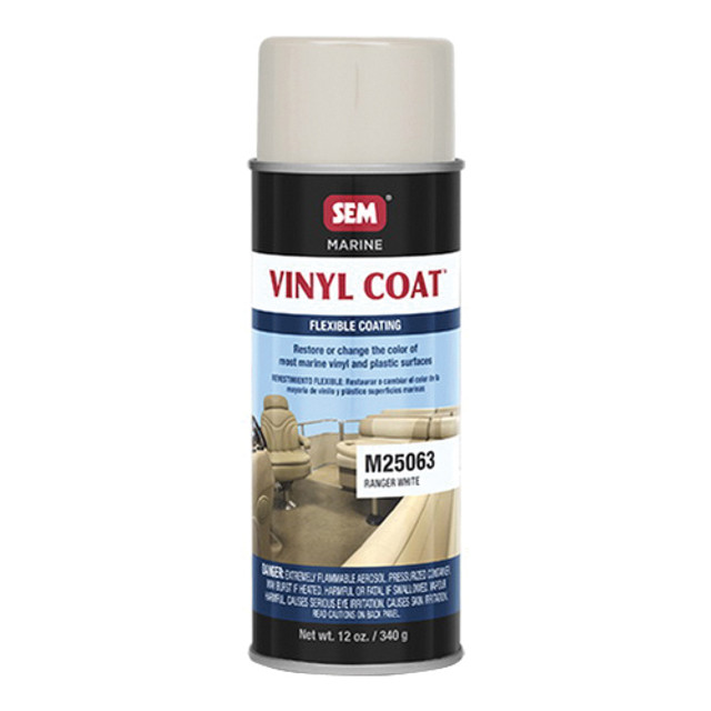 SEM VINYL COAT M25063 Vinyl Coat, Ranger White, 54.76 % VOC, 16 oz, Can