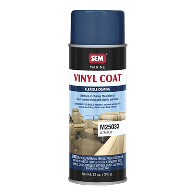 SEM VINYL COAT M25033 Vinyl Coat, Ultra Blue, 54.76 % VOC, 16 oz, Can