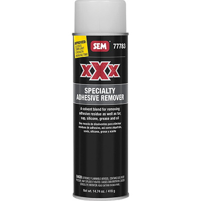 XXX 77793 Adhesive Remover, 20 oz, Aerosol Can, Clear