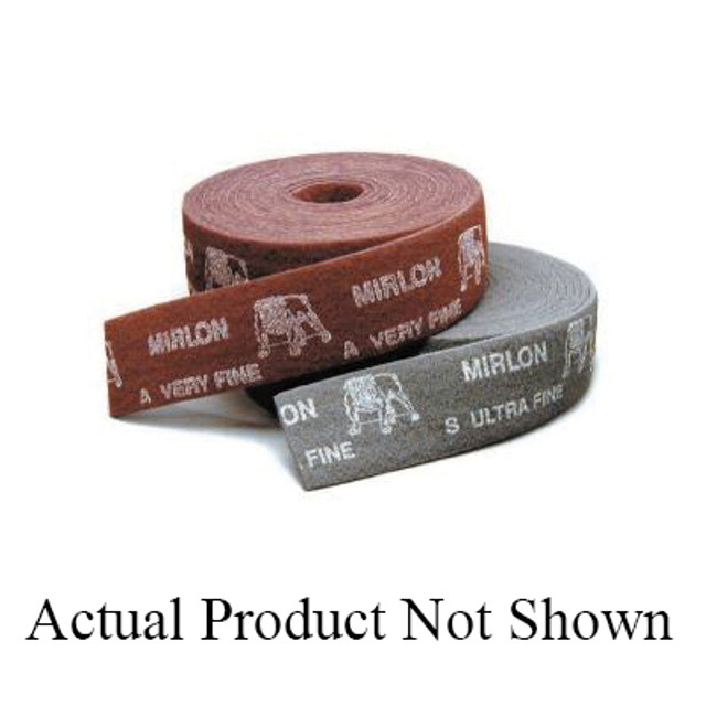 MIRKA Mirlon Total 18-573-373 Scuff Roll, 11 yd L, 4-1/2 in W, 360 Grit, Very Fine Grit, Aluminum Oxide Abrasive