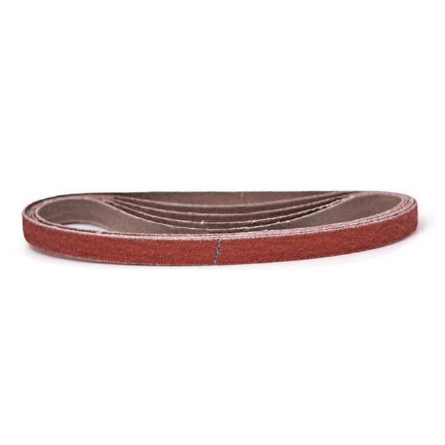 MIRKA 66-1218-80 Mini Belt, 1/2 in W, 18 in L, 80 Grit, Ceramic Blend Abrasive, Better Tier