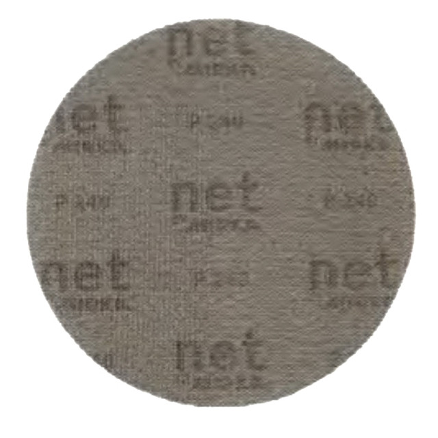 MIRKA Autonet AE Series AE24105051 Net Grip Disc, 6 in Dia, 500 Grit, Aluminum Oxide Abrasive, Polyamide NET Backing