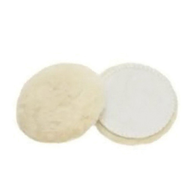 MIRKA MPADLW-3 Polishing Pad, 3 in Dia, Lamb Wool MIRKA MPADLW-3 Polishing Pad, 3 in Dia, Lamb Wool