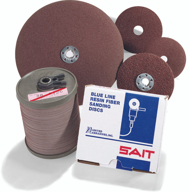 Aluminum Oxide Fiber Discs,2A Aluminum Oxide General Purpose Fiber Disc,  Bulk Packaging (100 PCS per Spindle) 53100