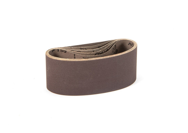 Aluminum Oxide - Open Coat (AO-X),Portable Belts Aluminum Oxide - Open Coat (AO-X ),  3" x 24": Blue Line Premium Packaging Belts 58171