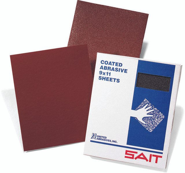 Abrasive Paper Sheets,Aluminum Oxide (AW-C & AW-D) 9" x 11" Paper Sheet,  Products 84206