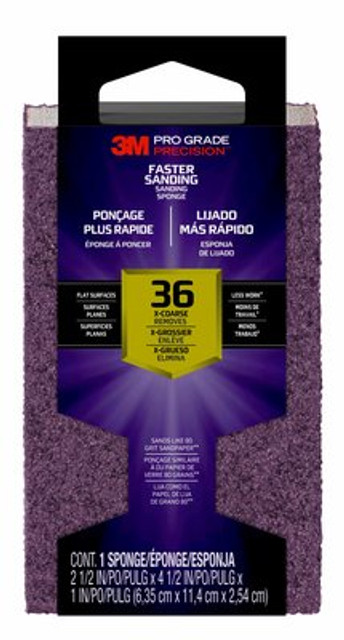 3M Pro Grade Precision Sanding Sponge 24003TRI-XC-B_CFIP