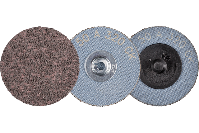 PFERD COMBIDISC® Abrasive Disc, 3" Dia, Type CD, 400 Grit, Aluminum oxide Compact Grain