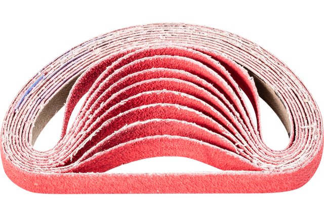 PFERD Abrasive File Belt, 12" x 1/2, 80 Grit, Ceramic CO-COOL