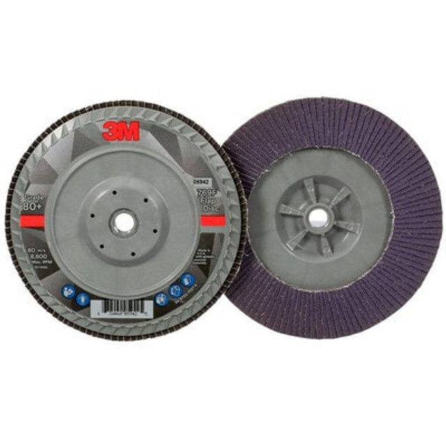 3M Flap Disc 769F, 80+, T27 Quick Change