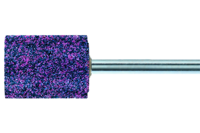 PFERD Vitrified Mounted Point, CAST, 1" x 2, 30 Grit, W222, Aluminum Oxide, 1/4" Shank