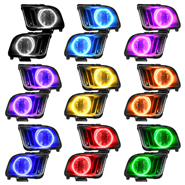 ORACLE Lighting 2005-2009 Ford Mustang LED Headlight Halo Kit 2301-334