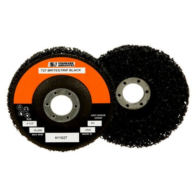 Standard Abrasives Type 27 Cleaning Disc 811027, 4-1/2 in x 1/2 in x 7/8 in