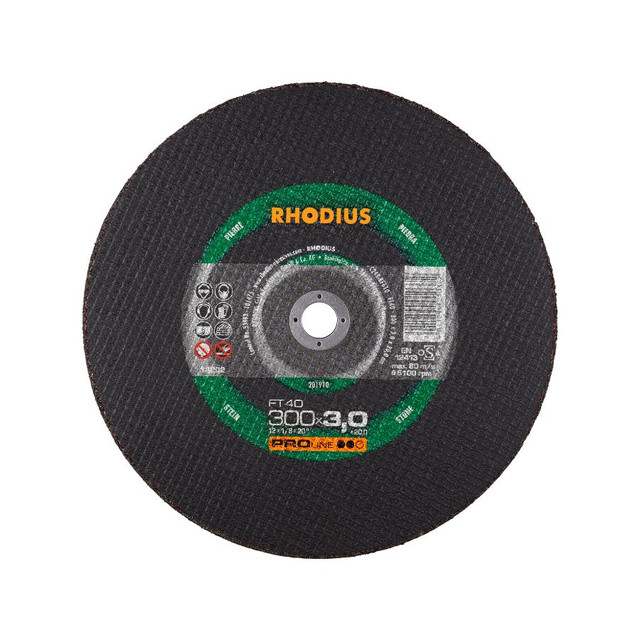 Ft40 Saw Wheel - 14" X 5/32" X 1" - 5460 Rpm Ft40 Saw Wheel - 14" X 5/32" X 1" - 5460 Rpm