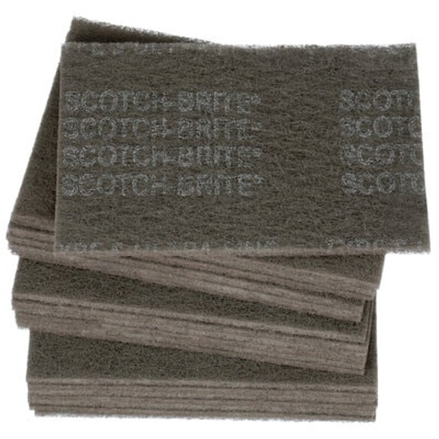 Scotch-Brite Ultra Fine Hand Pad 7448, SiC Ultra Fine, Gray, 9 in x 6 in