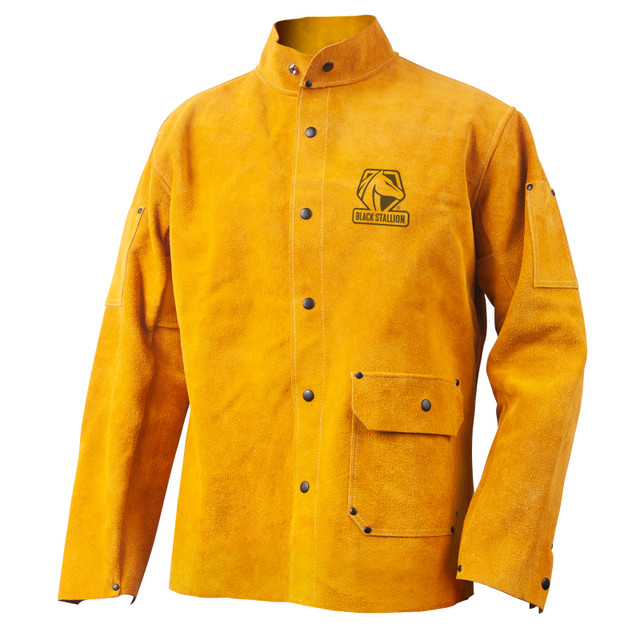 Black Stallion JL1550-TN CORE Split Cowhide Welding Jacket - SMALL