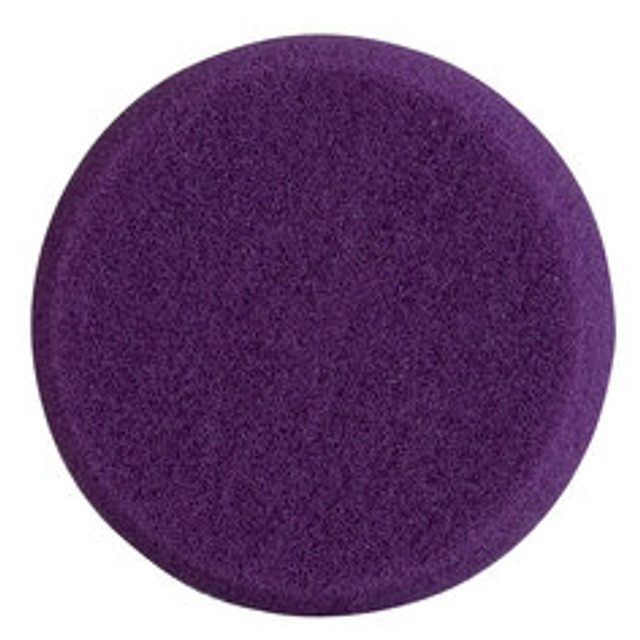 3M Finesse-it Premium Foam Buffing Pad, 39836, Purple, 82 mm (3-1/4 in), Flat, 10/Carton, 120 ea/Case
