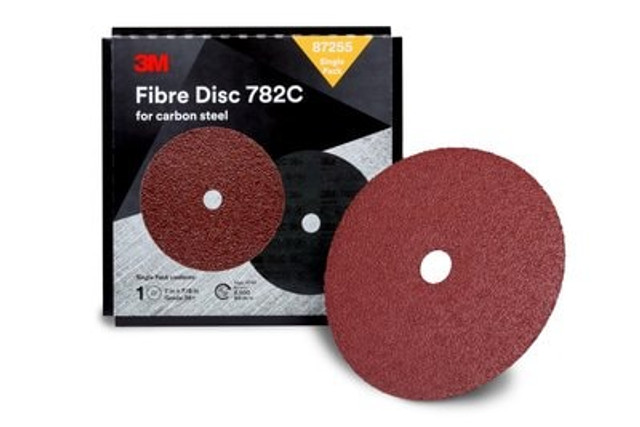 3M Fibre Disc 782C 87255 Single Pack Box/Disc 7 in.