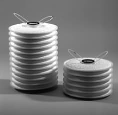 3M Zeta Plus U Series Filter Cartridge, 4516721B10U, CTG, 8IN, 7CELL, PLUG-IN, FKM 8/CS