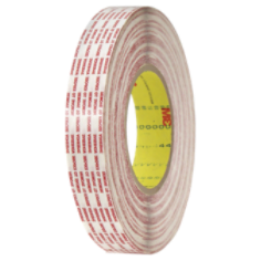 3M Double Coated Tape Extended Liner 476XL, Translucent, 1/2 in x 360 yd, 6 mil, 12 Rolls/Case, Restricted