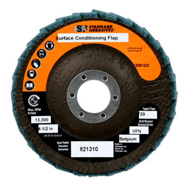 Standard Abrasives Surface Conditioning Flap Disc