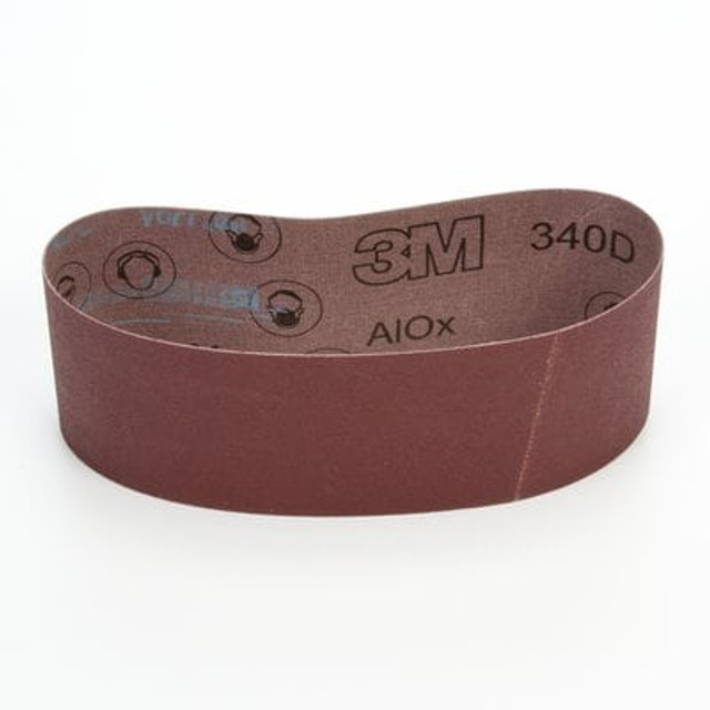 3M Cloth Belt 340D, 3 in x 24 in P100 X-weight, 10/Carton, 50 ea/Case 3M Cloth Belt 340D, 3 in x 24 in P100 X-weight, 10/Carton, 50 ea/Case