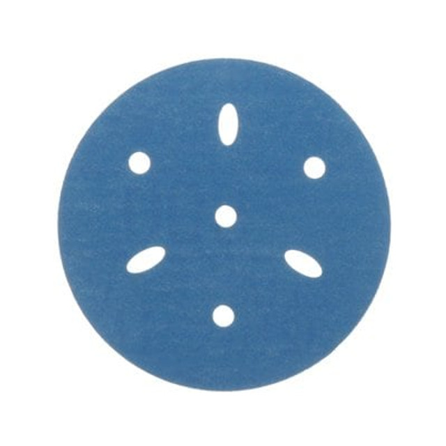 3M Hookit Blue Abrasive Disc Multi-hole, 36153, 3 in, 600