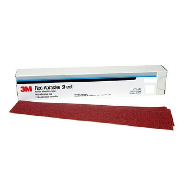 3M Red Abrasive Stikit Sheet, 01680