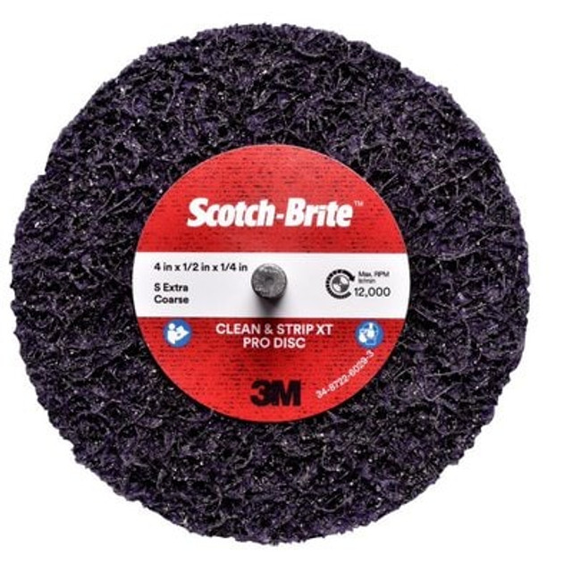Scotch-Brite Clean and Strip XT Pro Disc, Shaft Mount_00638060215685 (1)