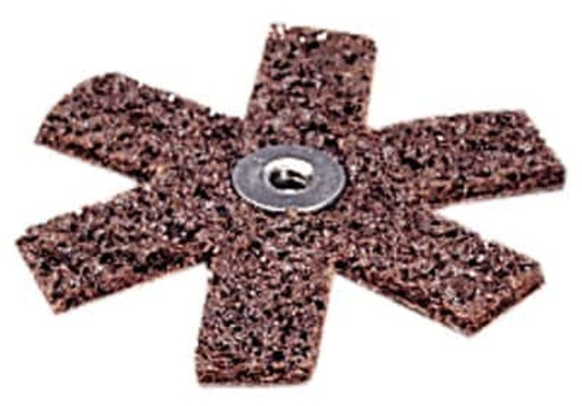 Standard Abrasives Surface Conditioning Stars, Brown, Coarse