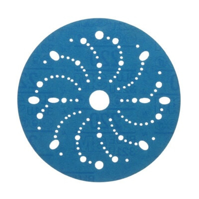 3M Hookit Blue Abrasive Disc Multi-hole, 36178, 6 in, 240