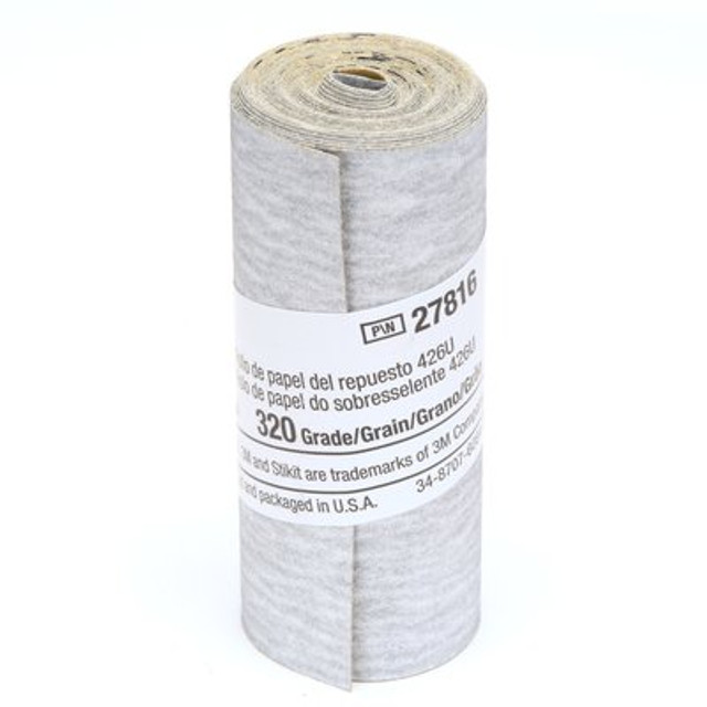 3M Stikit Paper Refill Roll 426U, 2-1/2 in x 100 in 320 A-wt