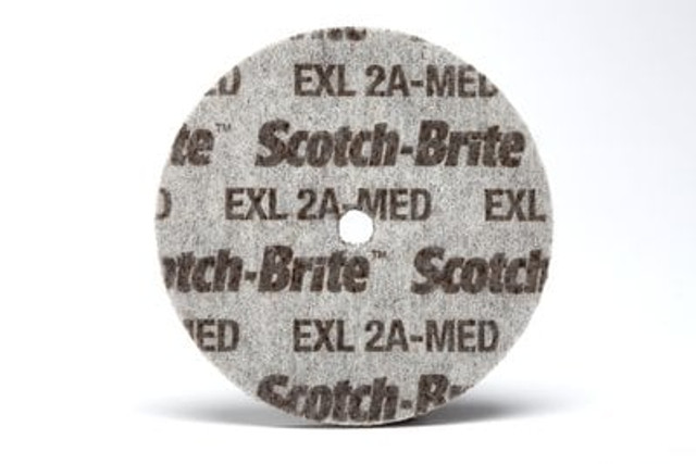Scotch-Brite EXL Unitized Wheels 2A-MED, 15531, 3"x1/4"x1/4"