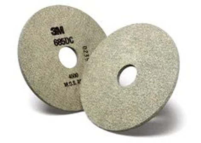 3MTrizact Diamond Polishing Wheel 685DC 1A8, 3 in x 1/4 in x 25/32 in,10 Micron, 1 ea/Case 6280