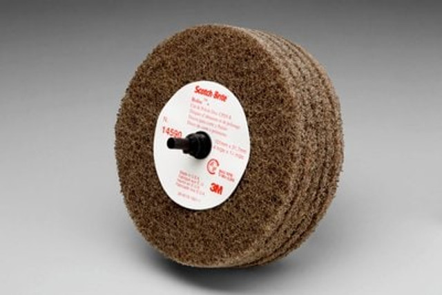 Scotch-Brite Roloc+ Cut and Polish Disc CPD5, 4 in x 1-1/4 in