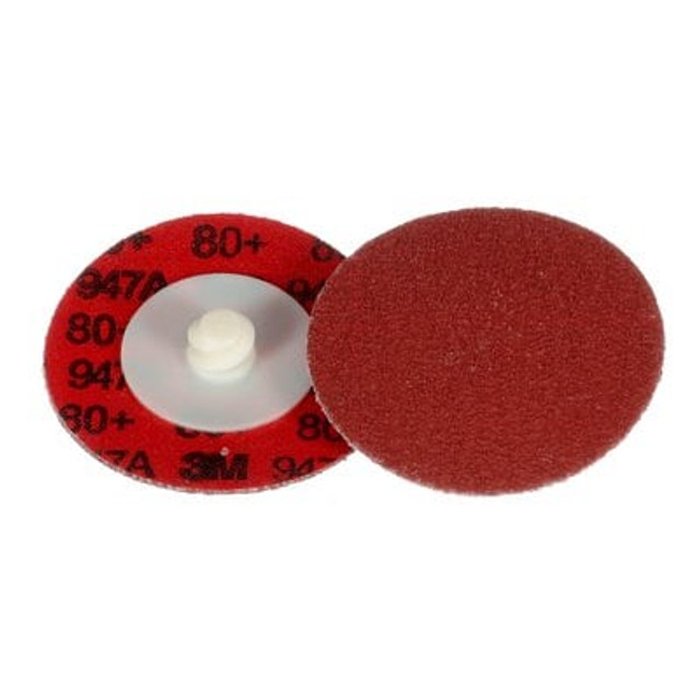 3M Cubitron II Roloc Durable Edge Disc 947A  80+ Xweight  TR  2 in  50 per inner 200 per case