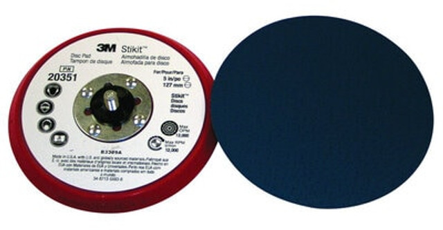 3M Stikit LP Disc Pad 20351, 5 in x 3/8 in x 5/16-24 Ext