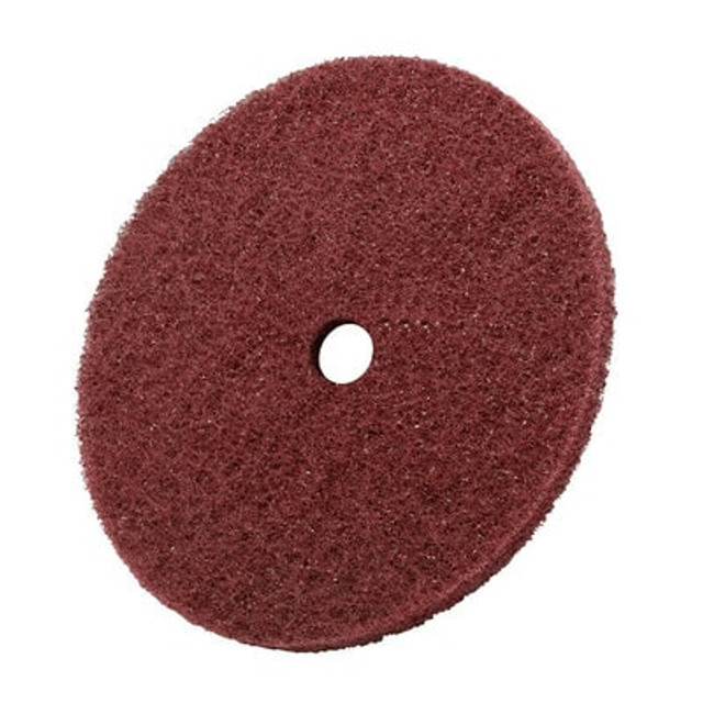 Scotch-Brite Clean and Finish Disc, A/O, Center Hole Dia