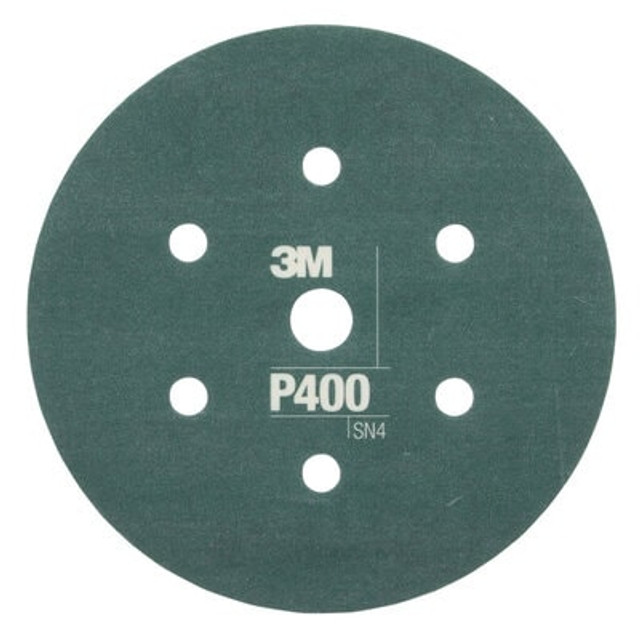 3M Hookit Flexible Abrasive Disc 270J, 34403, 6 in, Dust Free, P400