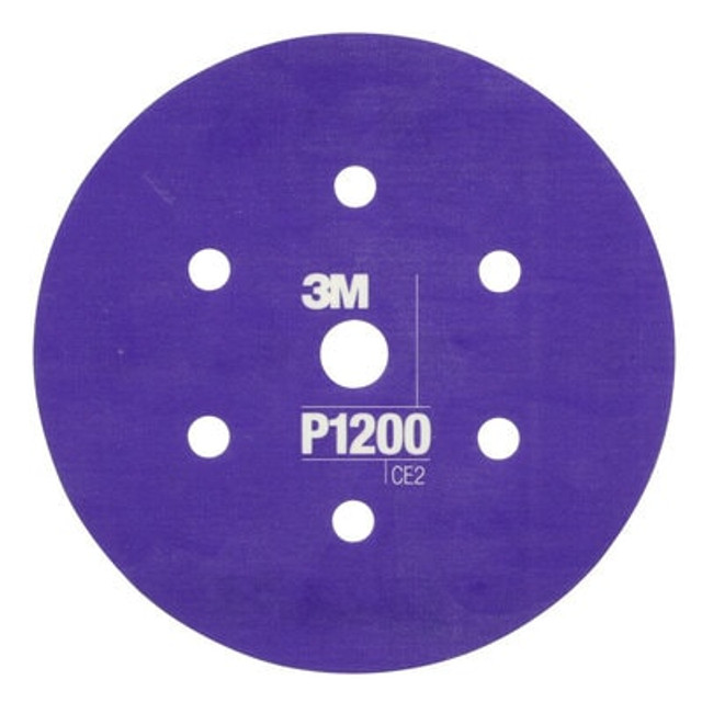 3M Hookit Flexible Abrasive Disc 270J, 34408, 6 in, Dust Free, P1200