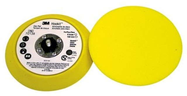 3M Hookit Disc Pad 70138, 6 in x 3/4 in 5/16-24 Ext