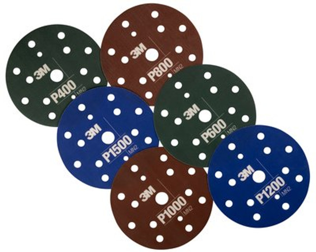 3M Flexible Abrasive Hookit Discs portfolio 15 holes
