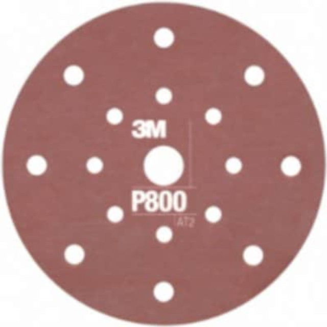 Flexible Abrasive Hookit Disc 17Hole, 6 inch, P800, 34802